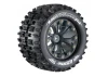 Louise RC MT Pioneer Tyres On 12mm Hex Black Wheels (2)