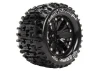 Louise RC MT-Pioneer 1:10 Soft Tyres On Offset Black 2.8 Wheels (2)