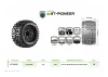Louise RC MT-PioneerTyres Pre Glued on Black Wheels With Adjustable 12/14/17mm Hex (2)