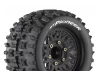 Louise RC MT-PioneerTyres Pre Glued on Black Wheels With Adjustable 12/14/17mm Hex (2)