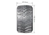 Louise RC MT Cyclone Tyres On 14mm Hex Black Wheels (Arrma Granite) (2)