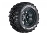 Louise RC MT Cyclone Tyres On 14mm Hex Black Wheels (Arrma Granite) (2)