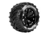 Louise RC MT Cyclone Tyres On 14mm Hex Black Wheels (Arrma Granite) (2)