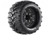 Louise RC MT-Cyclone Tyres Pre Glued on Black Wheels With Adjustable 12/14/17mm Hex (2)