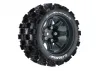 Louise RC ST Mcross Tyres On 14mm Hex Black Wheels (Arrma Granite) (2)