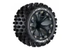Louise RC ST-Rock 1:10 Soft Tyres On Offset Black 2.8 Wheels (2)