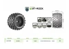 Louise RC MT-Rock Removable Hex 17mm 1:8 0 + 1/2 Offset