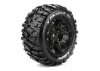 Louise RC X-Mallet Tyres Mounted on Black Traxxas X-MAXX 24mm Hex Wheels (2)