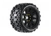 Louise RC MFT MT-Uphill Tyres on Black 17mm Hex Wheels (2)