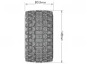 Louise RC MFT MT-Uphill Tyres on Black 17mm Hex Wheels (2)