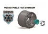 Louise RC MFT MT-Rocket Tyres on Black 17mm Hex Wheels (2)