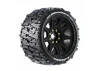 Louise RC MFT MT-Mallet Tyres on Black 17mm Hex Wheels (2)