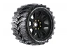 Louise RC MFT MT-Cyclone Tyres on Black 17mm Hex Wheels (2)