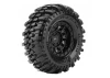 Louise RC CR Champ Micro Crawler Pre Mounted 1.0 Tyres on Black Wheels (2)
