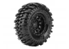 Louise RC CR Champ Micro Crawler Pre Mounted 1.0 Tyres on Black Wheels (2)