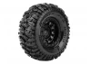 Louise RC CR Mallet Micro Crawler Pre Mounted 1.0 Tyres on Black Wheels (2)