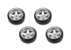 Louise RC 1:10 Drift 2 - 4 - 6 - 8mm Offset Set 5Sp/Matte Silver