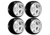 Louise RC 1:10 Drift 2 - 4 - 6 - 8mm Offset Set 5Sp/Matte Silver