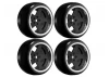 Louise RC 1:10 Drift 2 - 4 - 6 - 8mm Offset Set 6 S/Matte Black