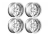 Louise RC 1:10 Drift 2 - 4 - 6 - 8mm Offset Wheels 14 /Matte Silve