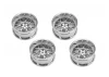 Louise RC 1:10 Drift 2 - 4 - 6 - 8mm Offset Wheels 14 /Matte Silve