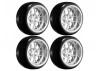 Louise RC 1:10 Drift 2 - 4 - 6 - 8mm Offset Set 15 /Matte Silver