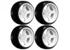 Louise RC 1:10 Drift 2 - 4 - 6 - 8mm Offset Set 6 S/Gloss White