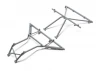 Roll Cage - Roof - Front - Gray: Rock Rey