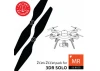 Master Airscrew 3MR-SL - 3-Blade 9x4.5 Prop C Set x4 Black, Built-in Nut for 3DR SOLO