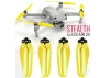 Master Airscrew 7.2x3.8 STEALTH Multirotor Folding Propeller Set x4 Yellow for DJI Air 2S
