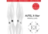Master Airscrew MR-AU - 9.4x5 Prop C Set x4 White for AUTEL X-Star