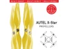 Master Airscrew MR-AU - 9.4x5 Prop C Set x4 Amber Yellow for AUTEL X-Star