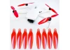 Master Airscrew Hubsan Zino Mini STEALTH Prop Set x4 Red