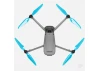 Master Airscrew 9.4x5.3 Mavic 3 Stealth Folding Propeller Set x4 Blue