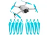 Master Airscrew DJI Mini 4 / 3 Pro SUPER STEALTH Upgrade Propellers - x4 Blue