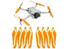 Master Airscrew DJI Mini 4 / 3 Pro SUPER STEALTH Upgrade Propellers - x4 Orange