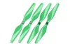 Master Airscrew MR-SL - 10x4.5 Prop C Set x4 Green, Built-in Nut for 3DR SOLO