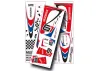 Multiplex AcroMaster Decals Blue / Red
