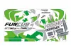 Multiplex Decal sheets FUNCUB NG green A and B
