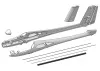Multiplex Fuselage Spars And Hex. Tube Solius 224249