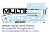 Multiplex Sticker Set MULTIPLEX-Logo Black/White/Silver 1