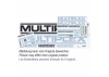 Multiplex Sticker Set MULTIPLEX-Logo Black/White/Silverl