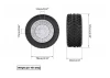 Method RC Method Geoform 1:8 SC Tyres On 17mm Hex Grey Wheels (2)