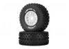 Method RC Method Geoform 1:8 SC Tyres On 17mm Hex White Wheels (2)