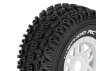 Method RC Method Geoform 1:8 SC Tyres On 17mm Hex White Wheels (2)