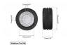Method RC Method Geoform 1:8 SC Tyres On 17mm Hex White Wheels (2)