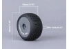 Method RC Method Nitragrip 1/24 Truck Tyres F/R On 7mm Hex Green (4)