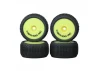 Method RC Method Nitragrip 1/24 Truck Ty Res F/R On 7mm Hex Yellow (4)