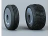 Method RC Method Nitragrip 1/24 Buggy Tyres F/R On 7mm Hex Green (4)