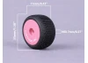 Method RC Method Nitragrip 1/24 Buggy Tyres F/R On 7mm Hex Pink (4)